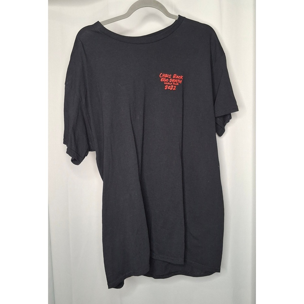 Chris Rock Ego Death World Tour 2022 Graphic T-Shirt Black XL Official Merch